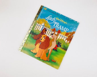 Vintage Lady & The Tramp - A Little Golden Book