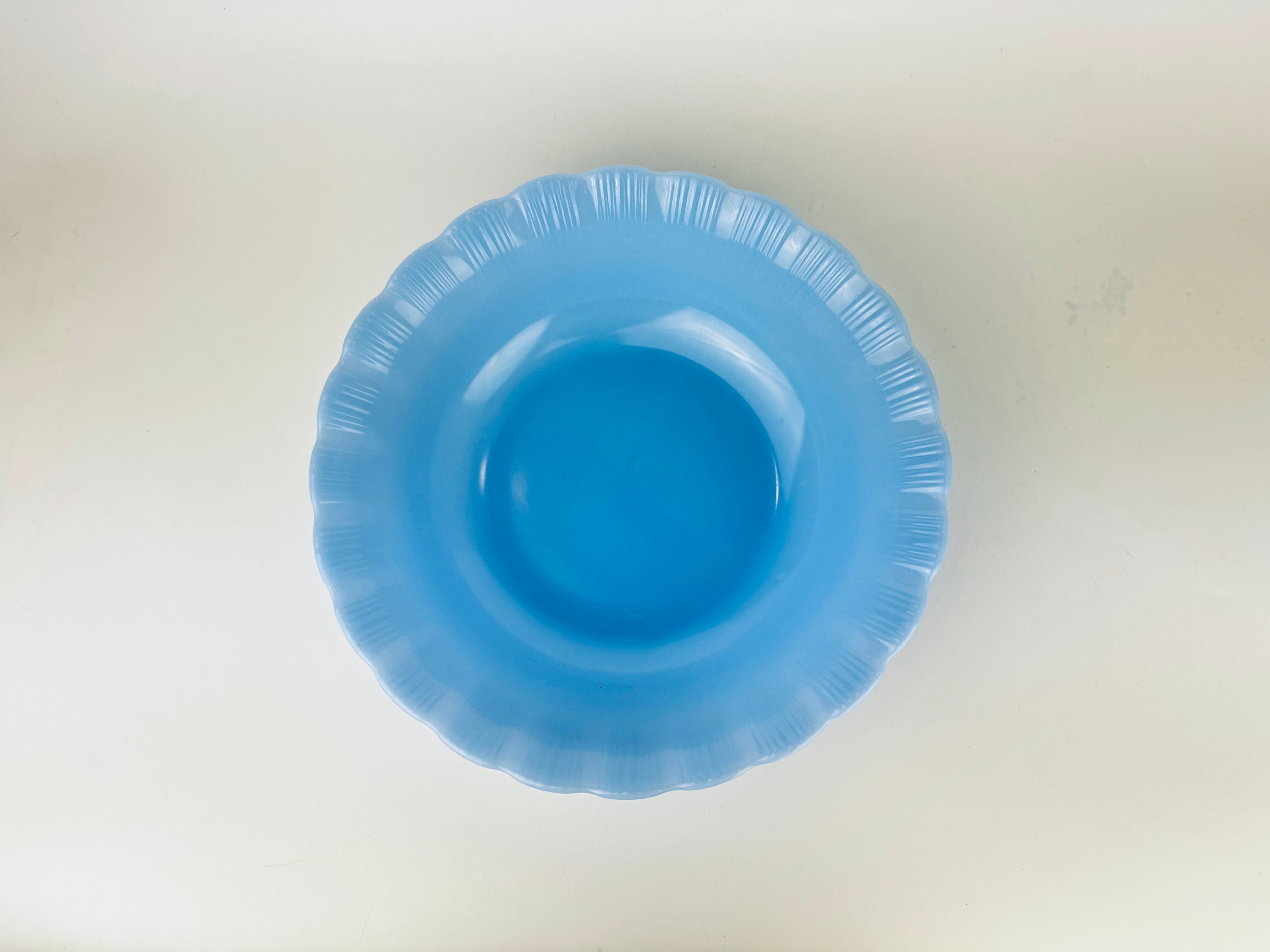 パイレックス　デルファイト(カナダブルー) ヴィンテージ デルファイト ブルー パイレックス 9インチ