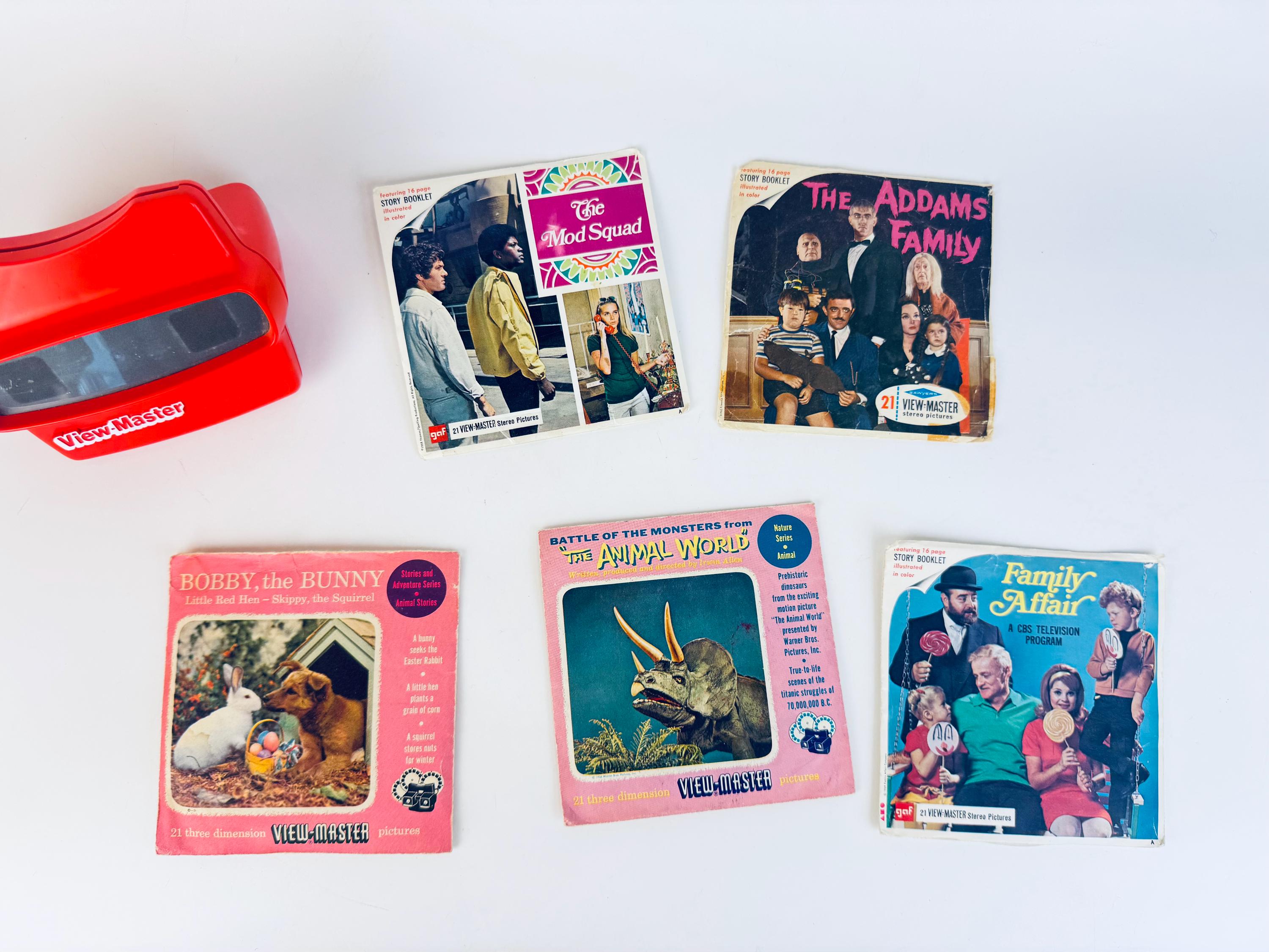 Vintage 1960s Pop Culture View-master Reels - Reels Sold