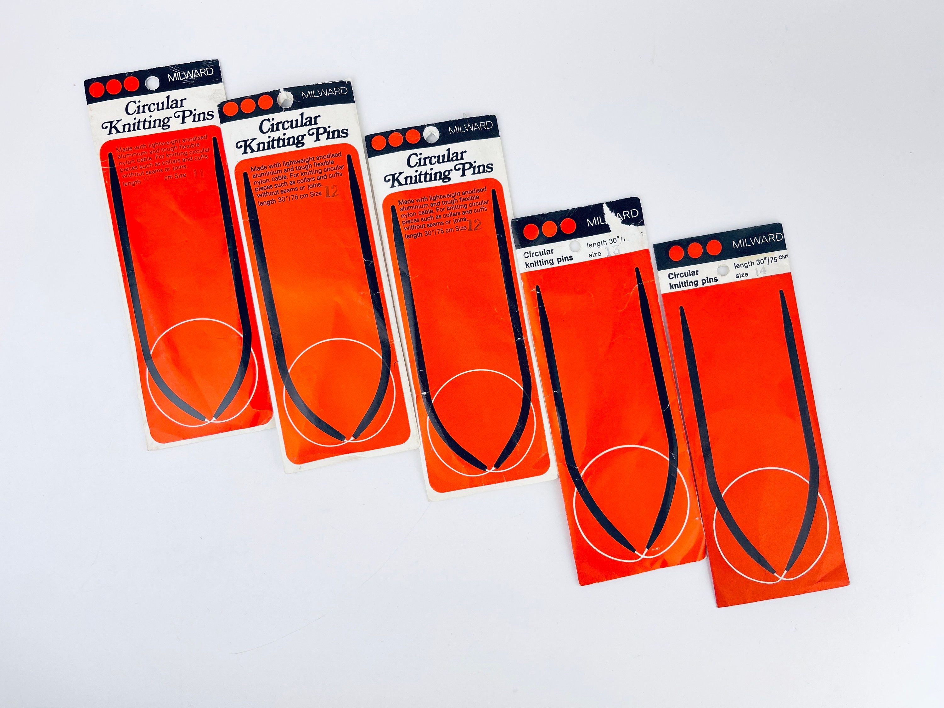 Milward Double Ended Knitting Pins: 5pk - 30cm Milward Double Ended Knitting Pins: 5pk - 30cm
