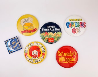 Vintage Promotional Mcdonald's Canada Restaurant Pins