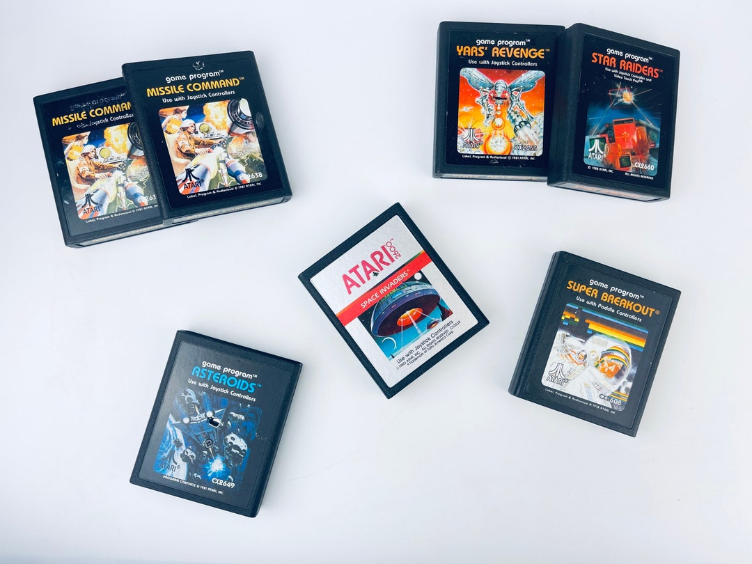 Vintage ATARI 2600 Video Game Cartridges - Sold Separately - Etsy