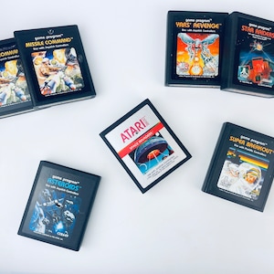 ビンテージ ATARI 2600 ビデオゲームカートリッジ - 別売り
