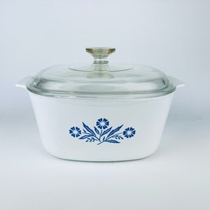 Vintage Blue Cornflower Corning Ware Lidded Casserole Dishes Made In Canada Sold Separately image 8