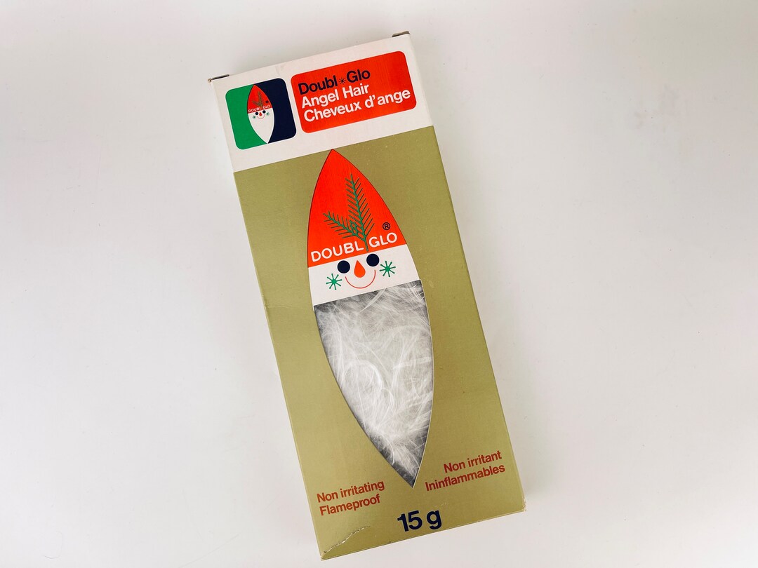 Vintage Angel Hair Christmas Tree Accent Made in Canada by Etsy