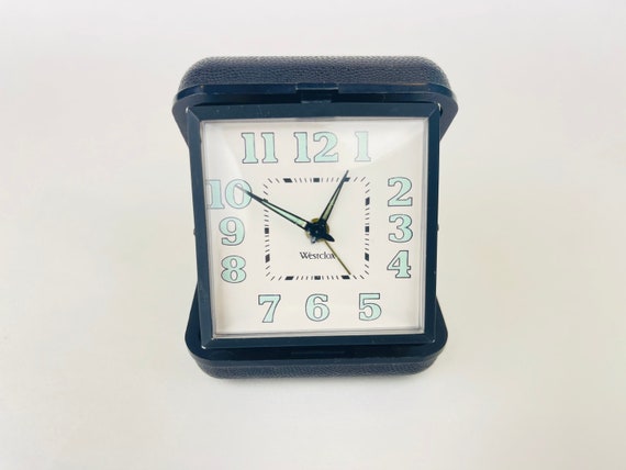 Vintage Westclox Mechanical Black Plastic Travel Alarm Clock Ireland Vintage Westclox Mechanical Black, How To Set Westclox Travel Alarm Clock