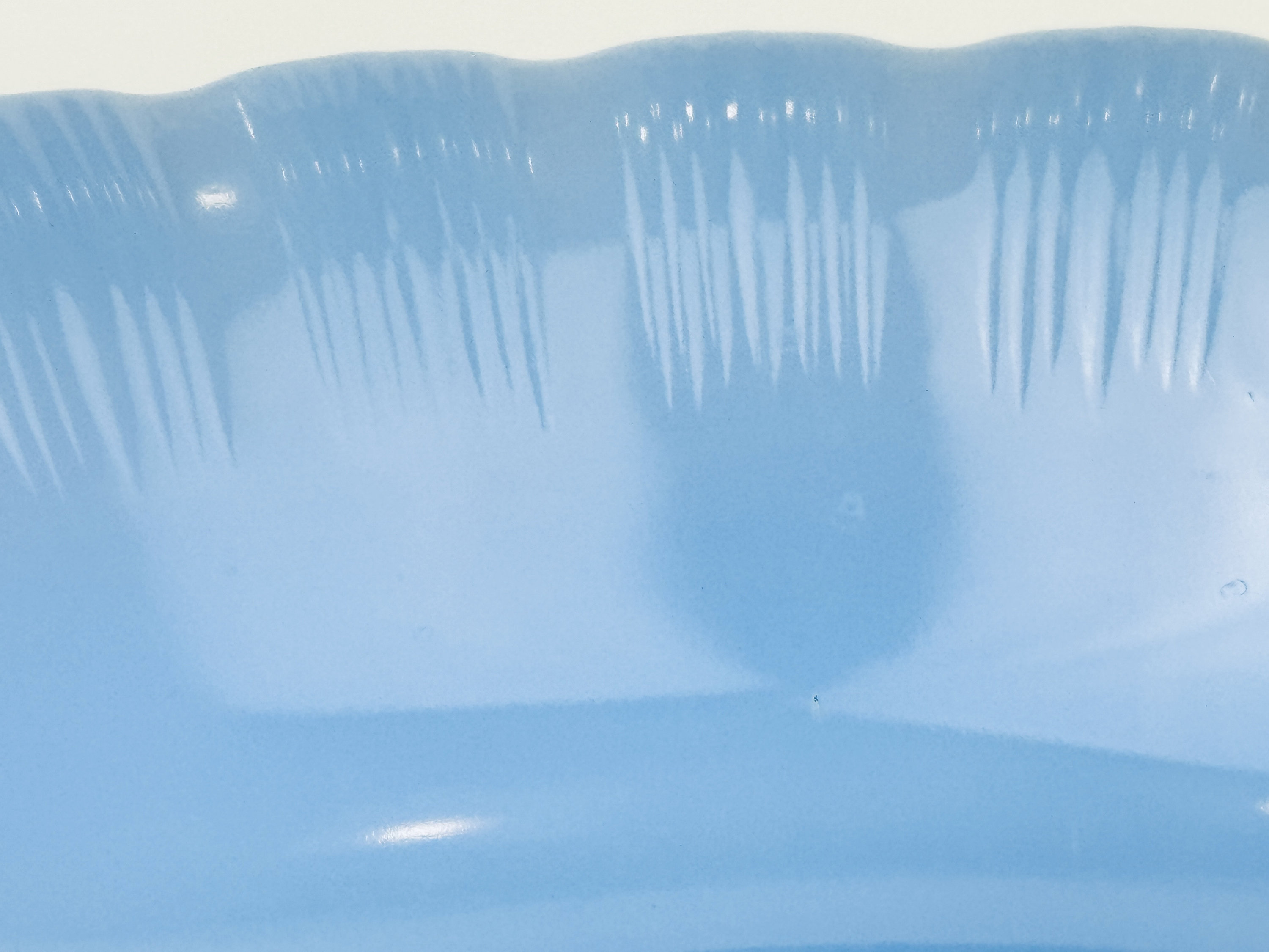 ヴィンテージ デルファイト ブルー パイレックス 9インチ