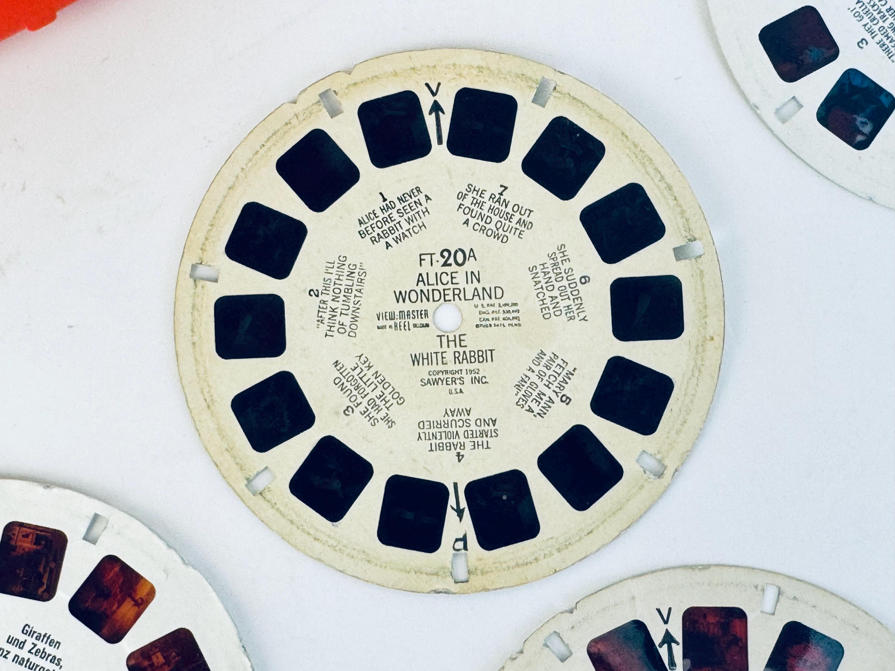 Vintage View-master Reels - Disneyland & Alice in Wonderland