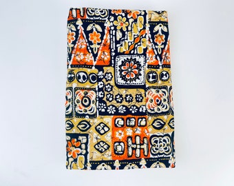 Vintage boho patchworkstof – Gedurfd geometrisch en bloemdessin - 33 x 76 inch
