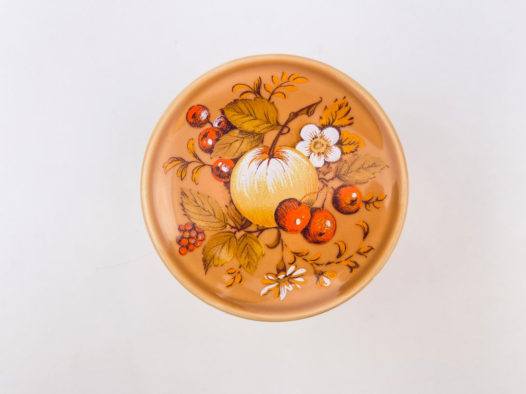 Vintage Sadler England Ceramic Fruit Floral Autumn/fall Keepsake
