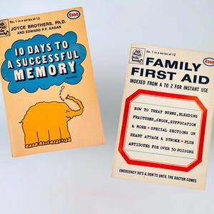 Vintage Esso 'Free For All Little Books' - Gasoline Advertisement - Made in Canada - Sold Separately