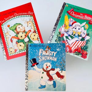 Vintage Christmas Kids Books - A Little Golden Book - Titles Sold Separately