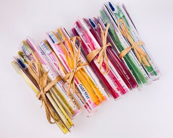 Vintage Gold Star Tooth Brush (NEW) - Set of Forty (40) - Sets Sold Separately