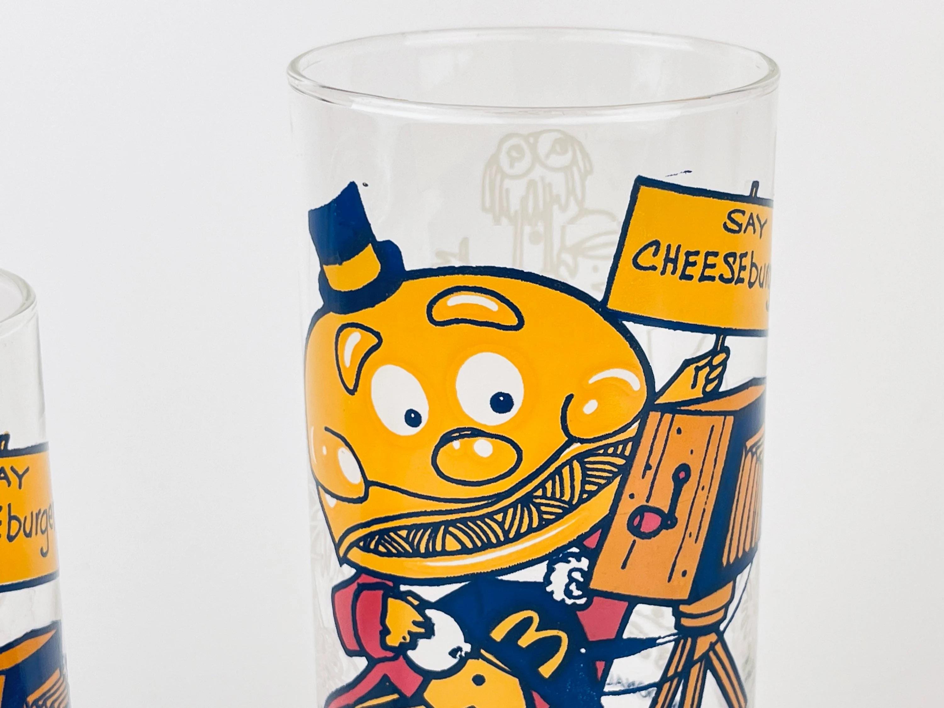 1970年代ヴィンテージ マクドナルドランド キャラクター グラス