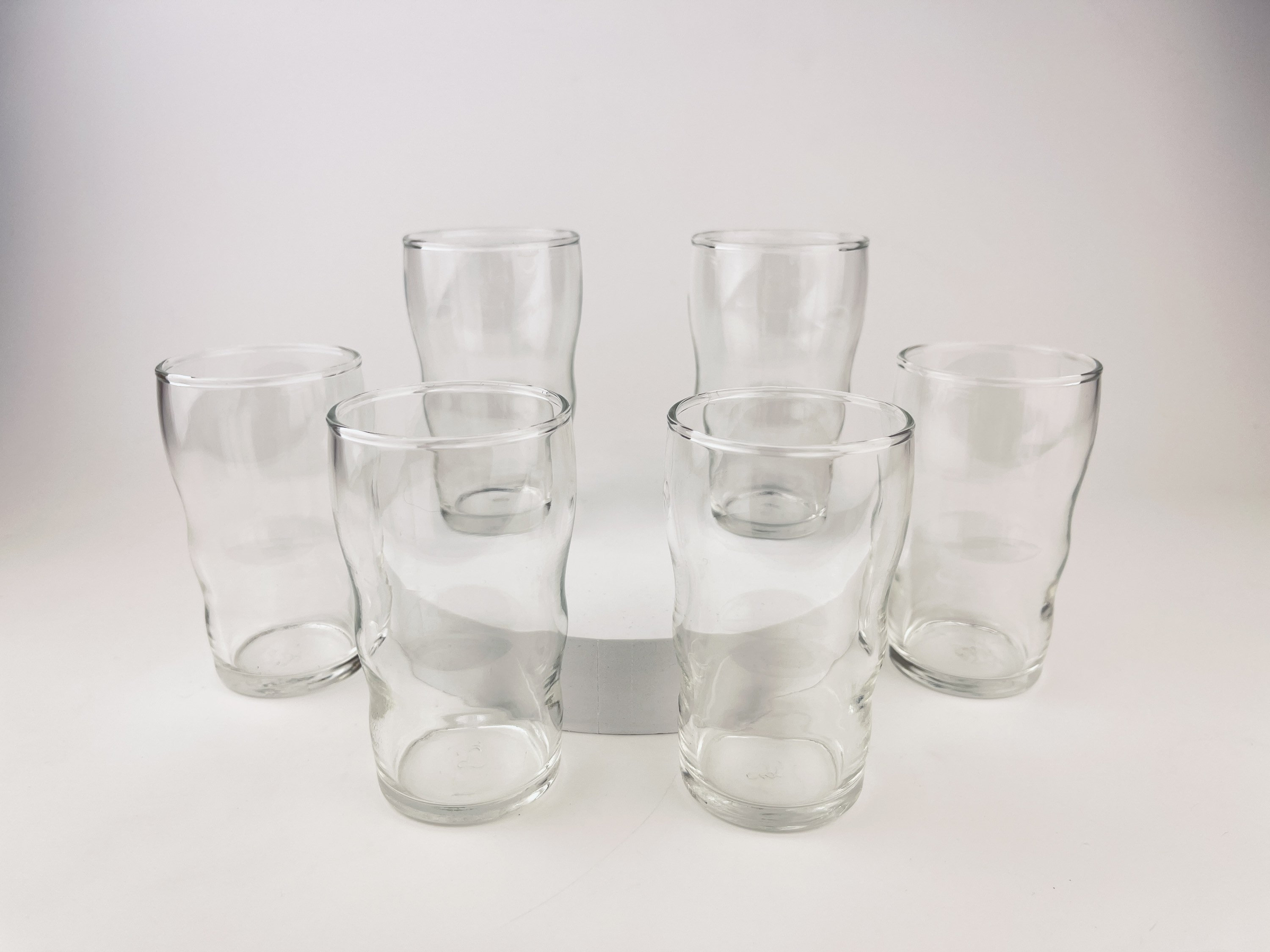 Irregular Drinking Glass Wavy Clear Glass Water Cup Iced - Temu