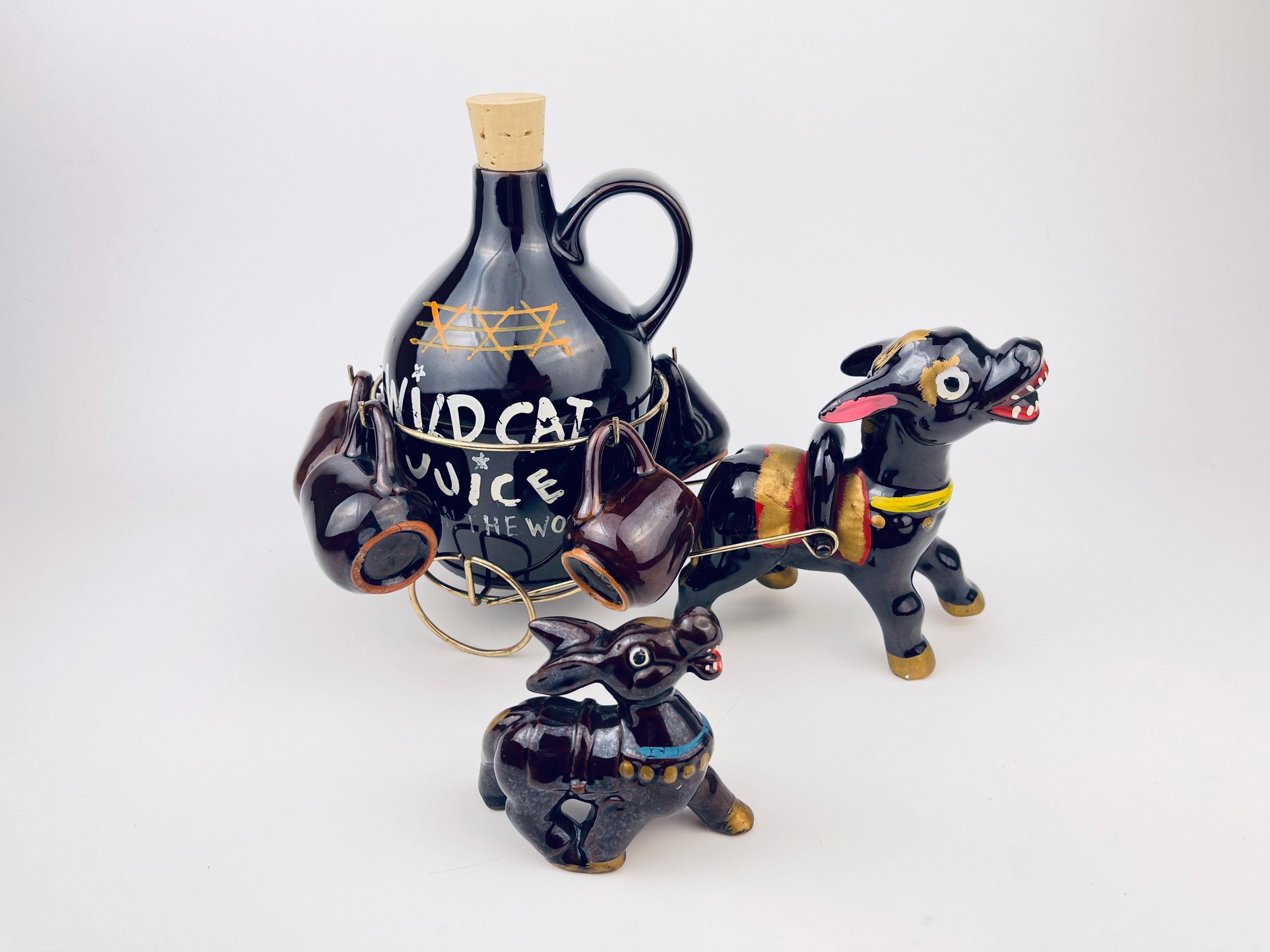 WILDCAT JUICE ビンテージ デカンタボトル 置物 1950〜1960 WILDCAT