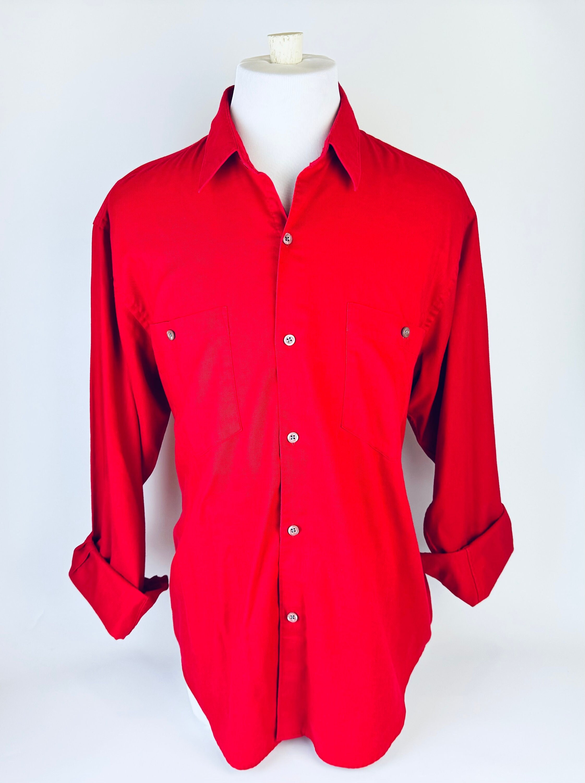 Vintage 'yves Saint Laurent' (YSL) Menswear Long Sleeve
