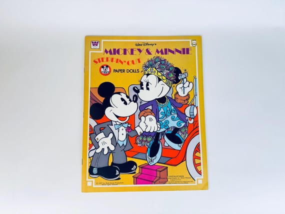 1977年ヴィンテージ ミッキー＆ミニー「ステッピン・アウト」ペーパー