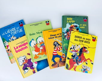 Vintage Français Walt Disney Livres Pour Enfants à Couverture Rigide - Vendus Séparément