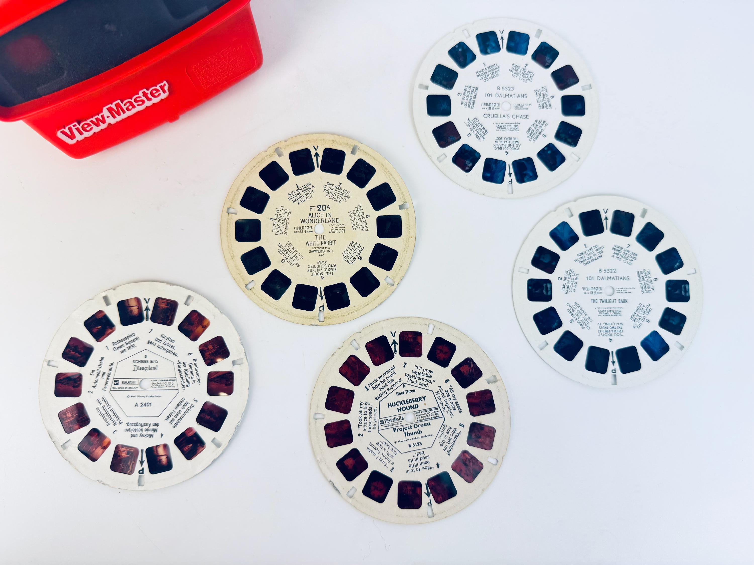 Vintage View-master Reels - Disneyland & Alice in Wonderland