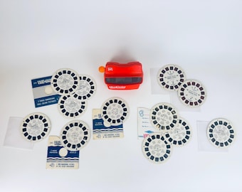 Vintage Disney View-Master Reels z lat 50. XX wieku – film 3D Kodachrome – kolekcjonerska zabawka dekoracyjna – rolki sprzedawane oddzielnie