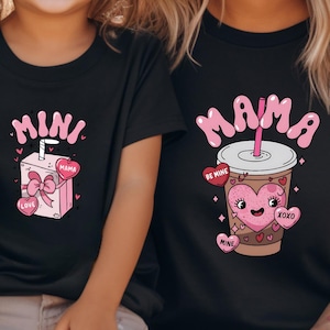 Cute Mommy and Me Valentines Day Matching Outfits, Valentines Mini and Momma, Mommy and me Shirts, First Valentines Day Mama and Mini Shirts