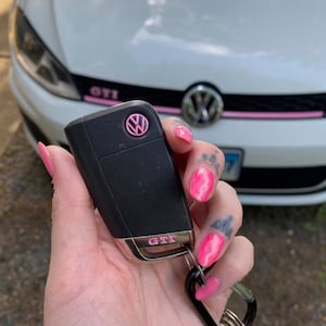 Vinyl Decal Overlay  - Compatible with VW MK7 GTI Key Fob