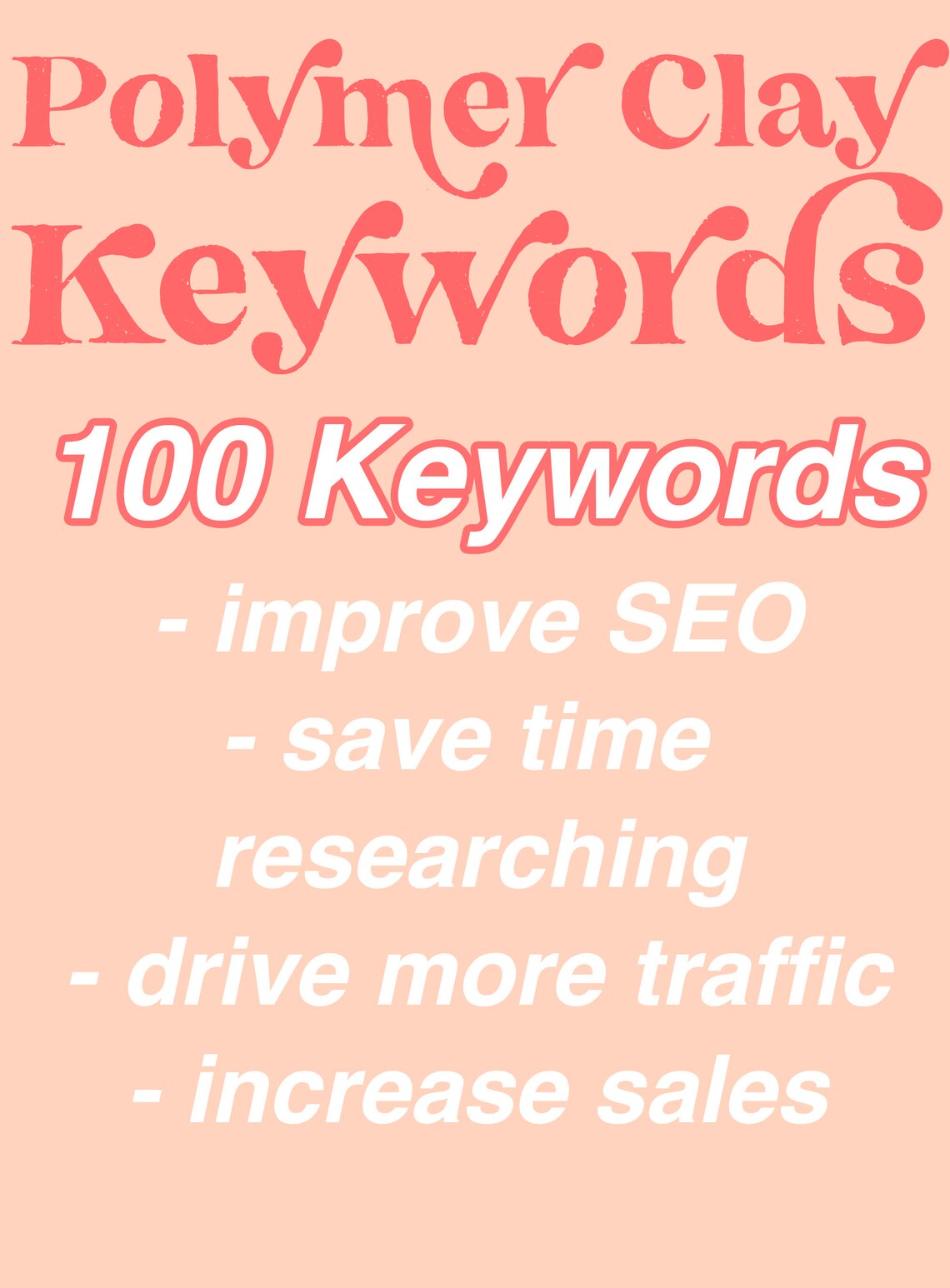 Keyword List for Polymer Clay Earrings and Jewelry Shop Etsy