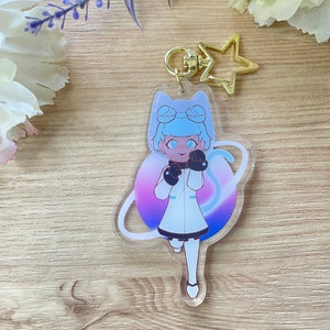Space Girl Keychain