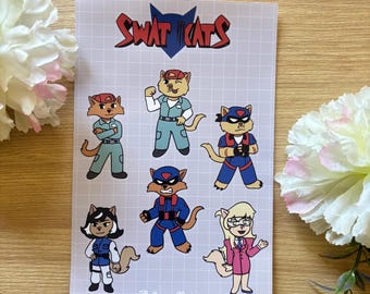 Kats Hero Sticker Sheet