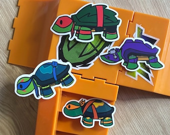 Pegatinas de Rise Little Turtle