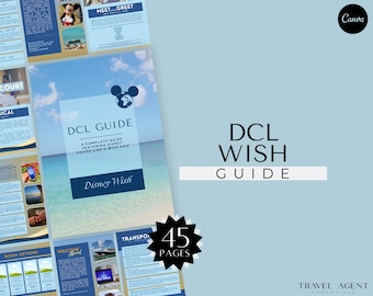 DCL Wish Proposal, DCL guide, Travel Agent Templates, Cruise Proposal