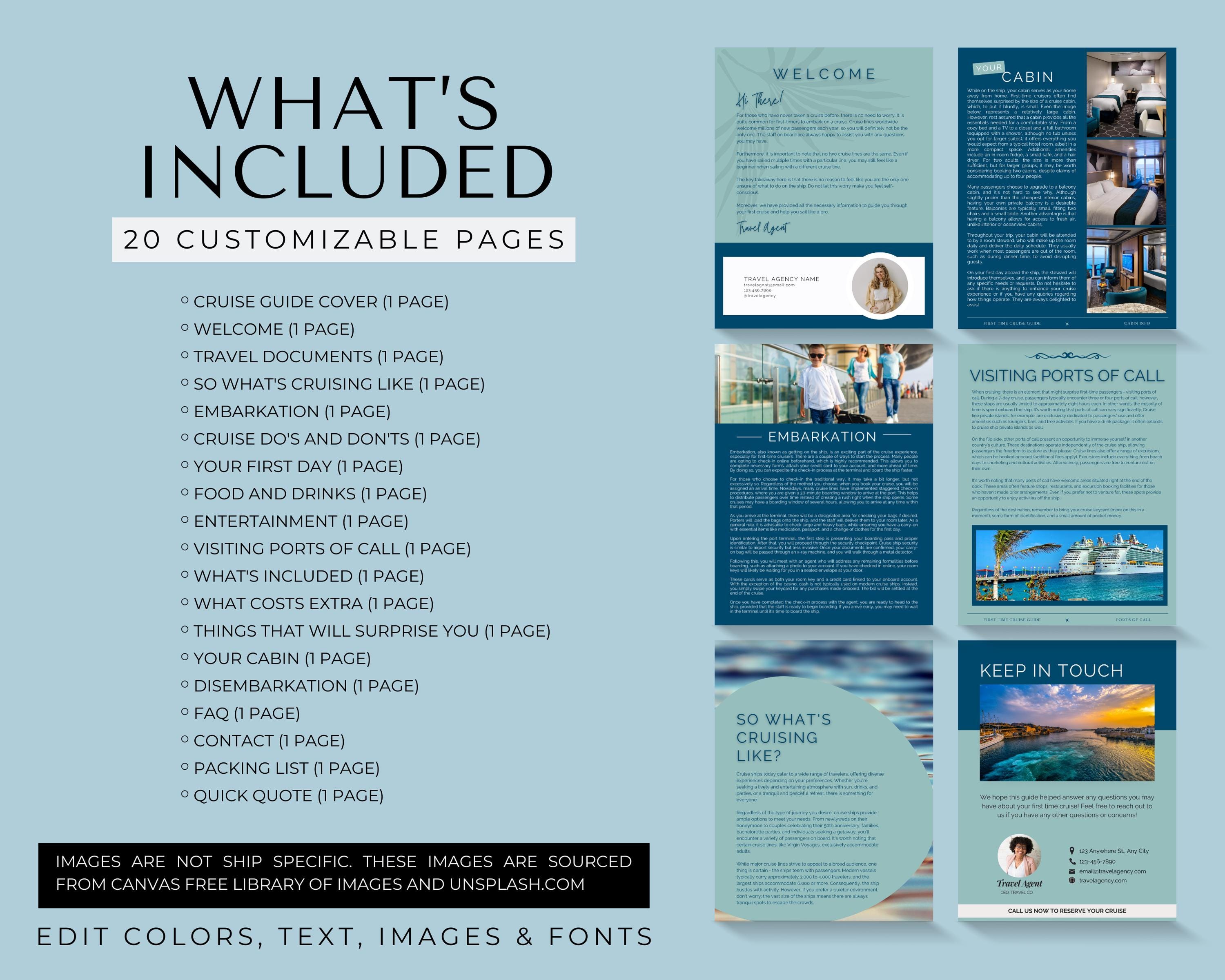 First Time Cruise Guide, Travel Agent Cruise Guide, Cruise Tips, Client ...