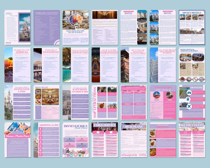 DLP Guide Proposal for Travel Agents, Travel Agent Templates, Theme Park Guide, WDW, Paris image 6
