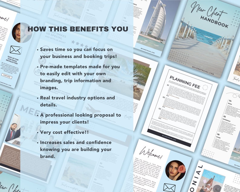 Travel Client Handbook Travel Agent New Client Handbook Etsy