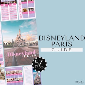 DLP Guide Proposal for Travel Agents, Travel Agent Templates, Theme Park Guide, WDW, Paris