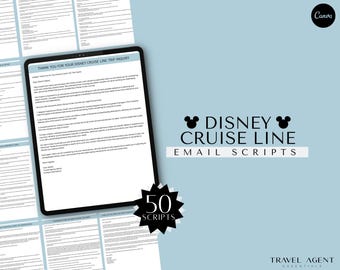 DCL Email Scripts for Travel Agents, DCL Travel Agent Templates, Email Templates, CRM Email Scripts, Travel Joy Email Templates