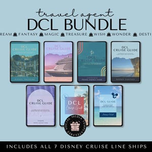 DCL Bundle, DCL Proposal, Travel Agent Templates, Cruise Proposal, Theme Park Guide