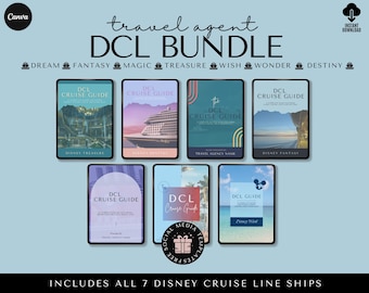 DCL Bundle, DCL Proposal, Travel Agent Templates, Cruise Proposal, Theme Park Guide