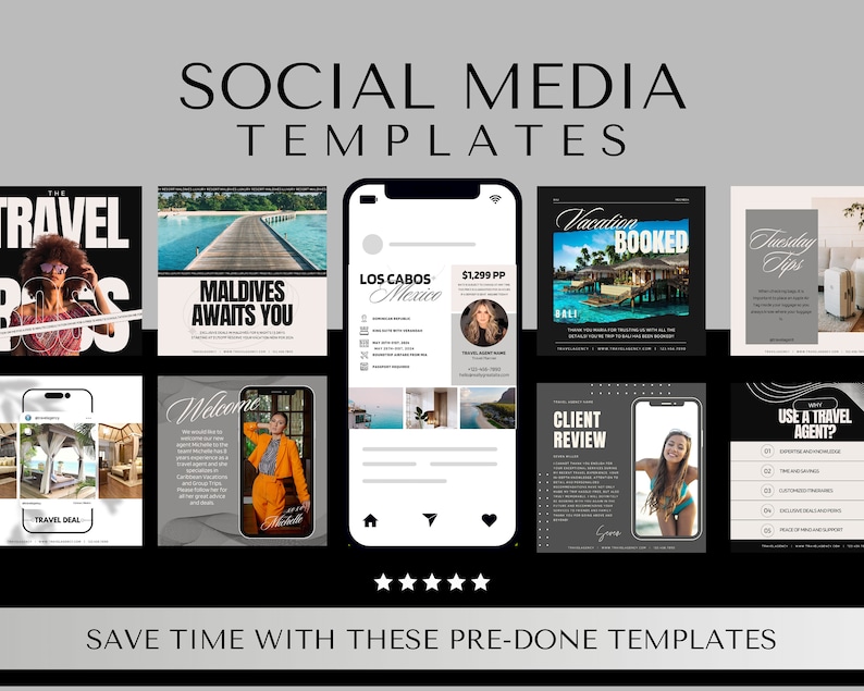 Travel Agent Business Starter Essentials, Travel Agent Branding, Travel Agent Templates, Travel Proposals, Social Media Templates, Emails image 8