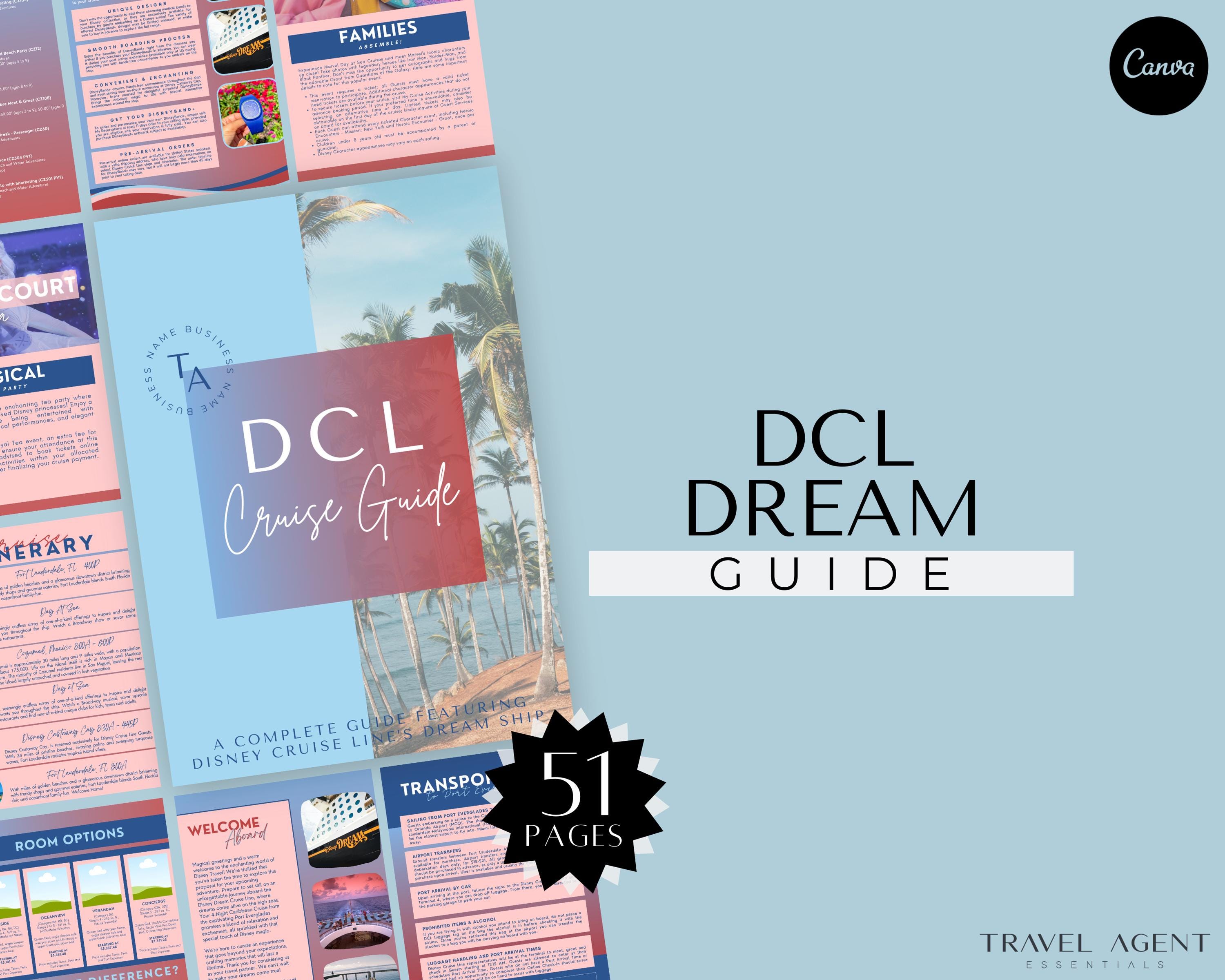 DCL Dream Proposal, DCL guide, Travel Agent Templates, Cruise Proposal