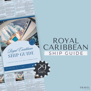 RCCL Cruise Ship Guide, Travel Agent Templates, Cruise Ship Guide Template, Canva, Ship Comparison