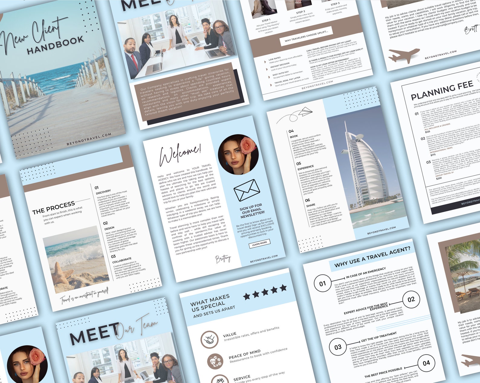 Travel Client Handbook Travel Agent New Client Handbook Etsy