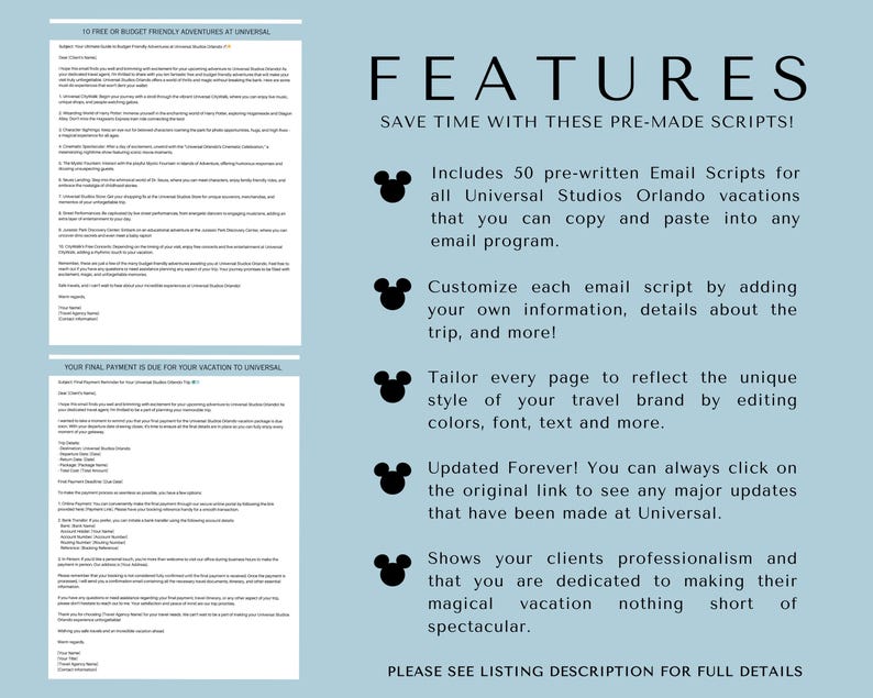 Universal Email Scripts for Travel Agents, Travel Agent Templates ...