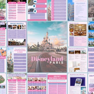 DLP Guide Proposal for Travel Agents, Travel Agent Templates, Theme Park Guide, WDW, Paris image 4