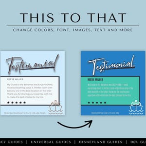 Social Media Templates, Cruise Instagram Templates, Travel Agent Social Media Posts, Canva Cruise Templates, Travel Business Templates image 6