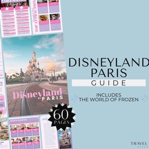DLP Guide Proposal for Travel Agents, Travel Agent Templates, Theme Park Guide, WDW, Paris