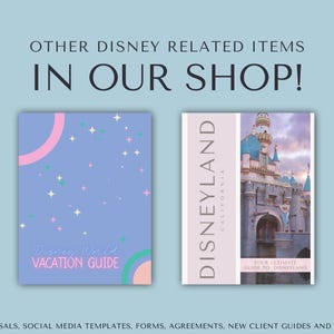 DLP Guide Proposal for Travel Agents, Travel Agent Templates, Theme Park Guide, WDW, Paris image 9