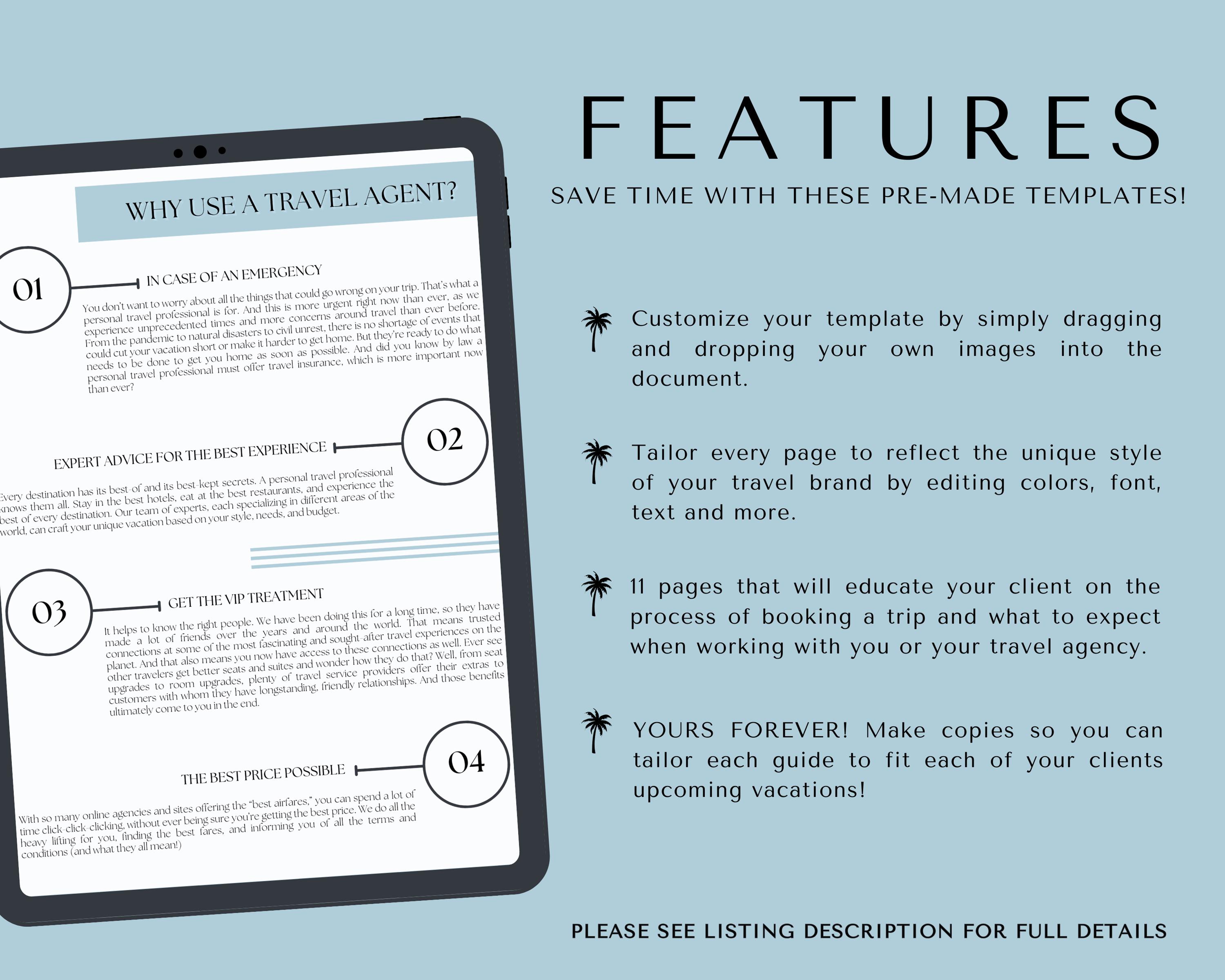 Travel New Client Guide, Travel Agent New Client Handbook, Canva ...