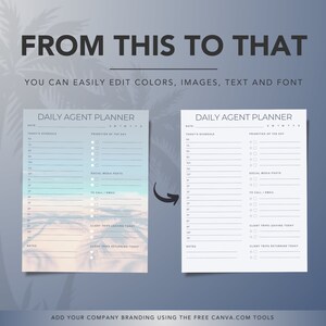 Travel Agent Planner Printable Planner Digital Download - Etsy